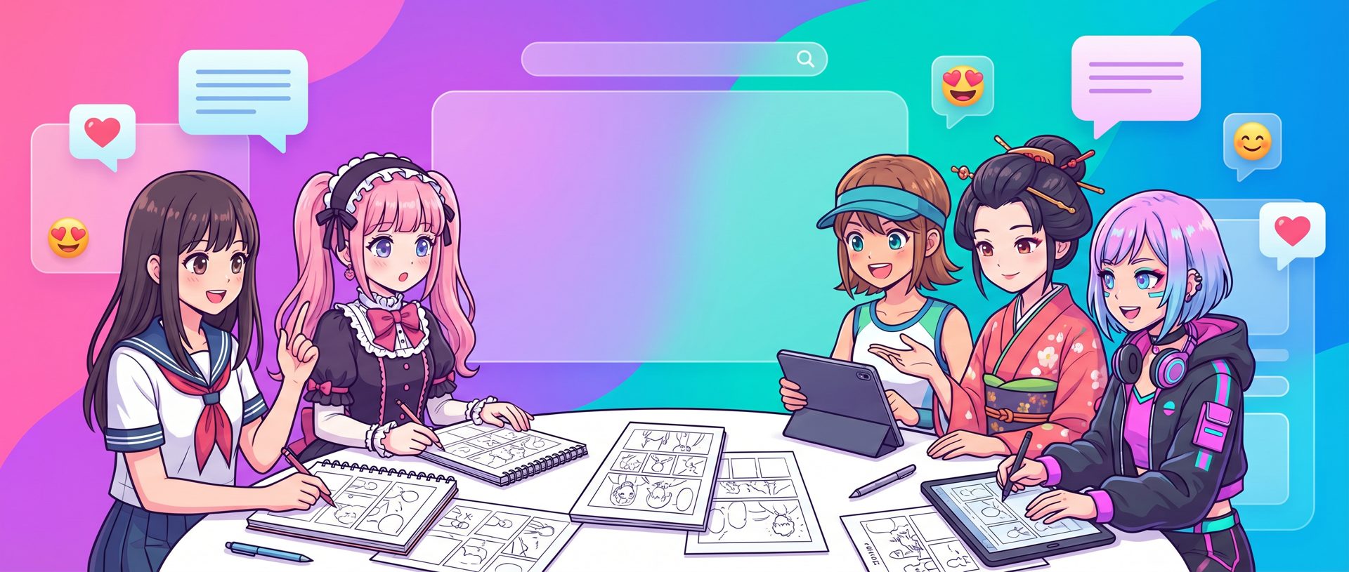 歪歪漫画app二次元漫画社区主视觉横幅