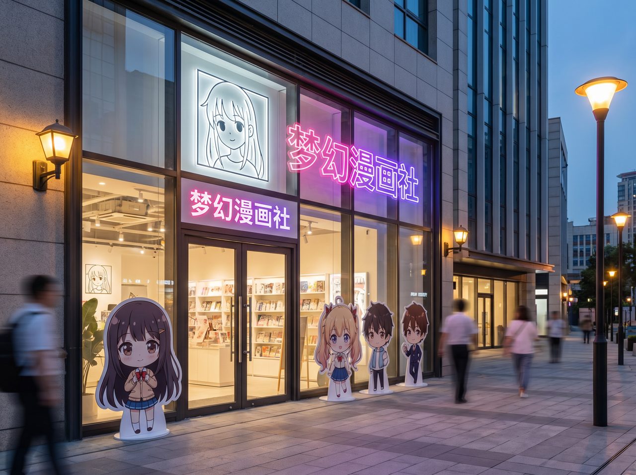 歪歪漫画app线下创作中心门店外观